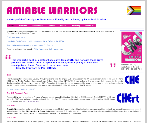 Amiable Warriors book