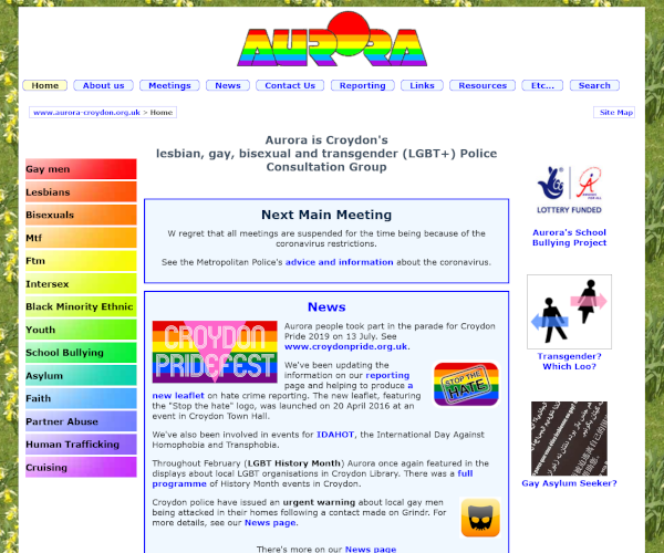 Aurora, Croydon's LGBT Police Consultation Group
